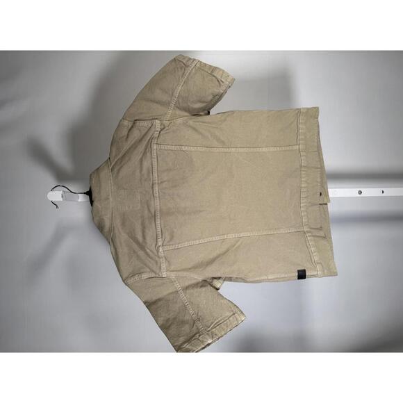 NWT G-Star RAW Arc Jacket Women’s Short Sleeve Stretch Canvas Beige Size Medium - Picture 6 of 10
